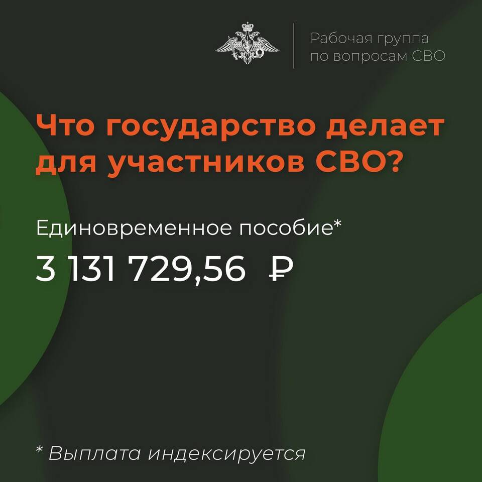 Как узнать о выплатах СВО