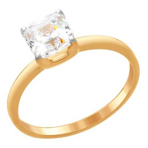 Кольцо женское SOKOLOV из серебра со Swarovski Zirconia 89010100 р.17.5 в Магия Золота