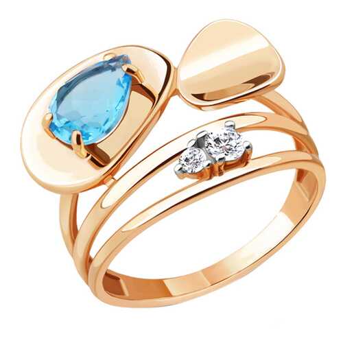 Кольцо женское Aquamarine 6564705.6 р.17.5 в Магия Золота