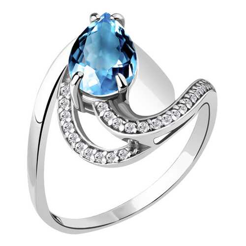 Кольцо женское Aquamarine 6579105А.5 р.18 в Магия Золота