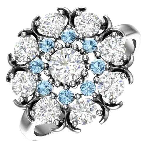 Кольцо женское F-Jewelry A1100964-00595 р.16.5 в Магия Золота