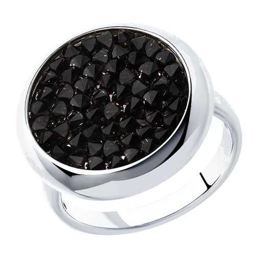 Серебряное кольцо женское с кристаллами Swarovski SOKOLOV 94012428 р.20 в Магия Золота