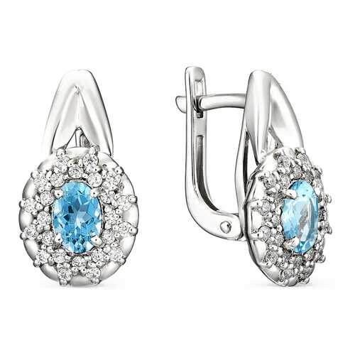 Серьги АЛЬКОР SILVER 02-0895 в Магия Золота