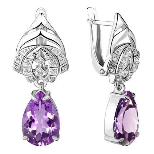 Серьги Aquamarine 4492204А.5 в Магия Золота