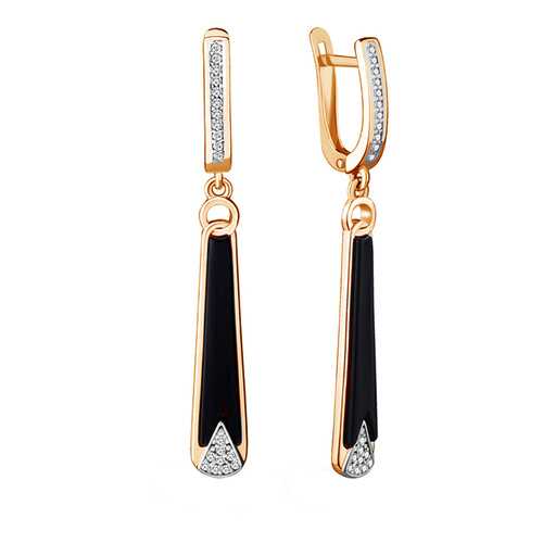 Серьги Aquamarine 46907А.6 в Магия Золота