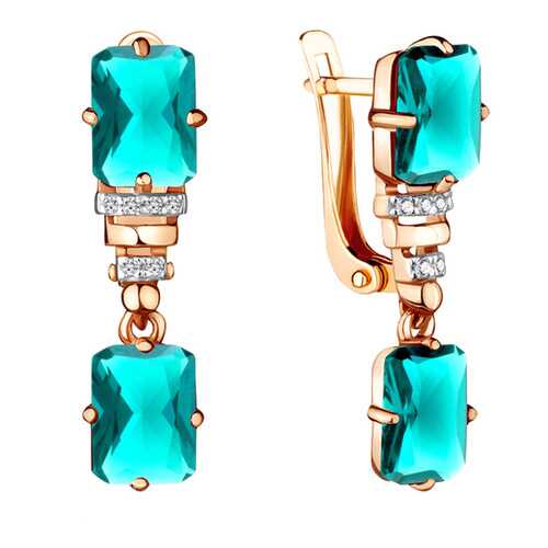 Серьги Aquamarine 4716988А.6 в Магия Золота