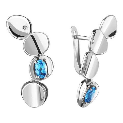 Серьги Aquamarine 4718105А.5 в Магия Золота