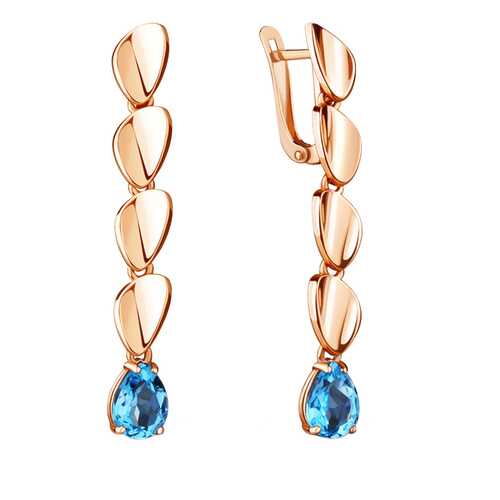 Серьги Aquamarine 4722505.6 в Магия Золота
