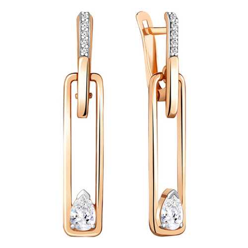Серьги Aquamarine 48262А.6 в Магия Золота