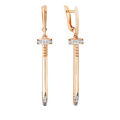 Серьги Aquamarine 48381А.6 в Магия Золота