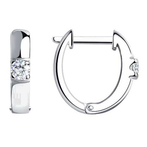 Серьги SOKOLOV из серебра со Swarovski Zirconia 89020050 в Магия Золота
