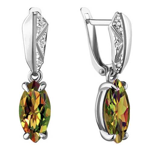 Серьги женские Aquamarine 4475719А.5_OS_3,39гр. в Магия Золота