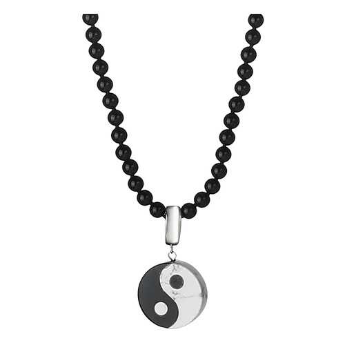 Бусы My-bijou Инь-Ян, агат черный 65 см в Магия Золота