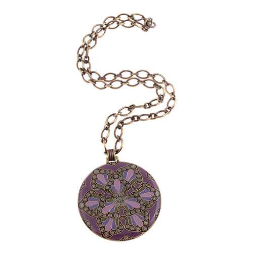Колье CLARA BIJOUX B70888.CGM V фиолетовое/синее/розовое в Магия Золота