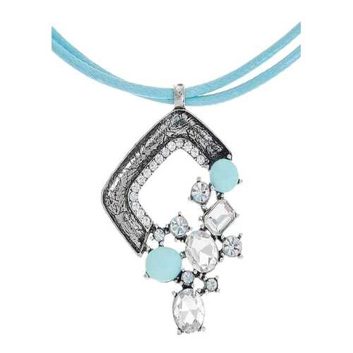 Колье женское Be You to Full КЛ71341 голубое в Магия Золота