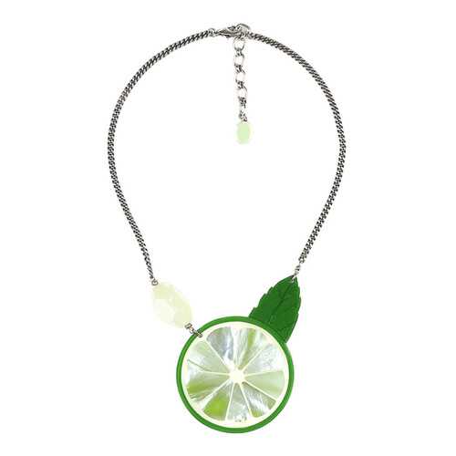 Колье женское Nature Bijoux NB20.1-15-41210 зеленое/серебристое в Магия Золота