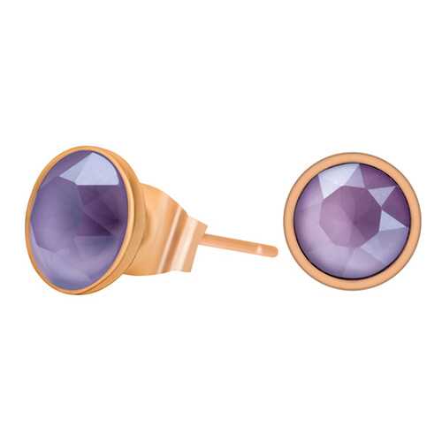 Пусеты женские Fiore Luna SWE298.10 фиолетовые/золотистые в Магия Золота