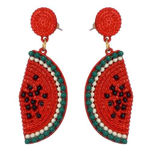 Серьги Corona Style B001E11 красные в Магия Золота