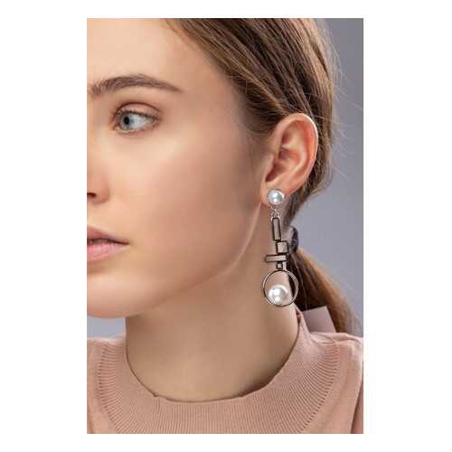 Серьги Corona Style B002EJE17546B серебристые в Магия Золота