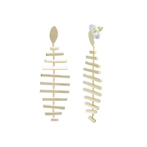 Серьги Corona style B002ELFA18076-GOLD в Магия Золота