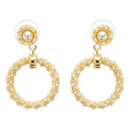 Серьги Corona Style B005E1110012 золотистые в Магия Золота