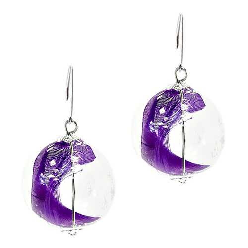 Серьги Divetro 82707 фиолетовые в Магия Золота