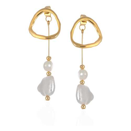 Серьги Lattrice 221155380 золотистые в Магия Золота