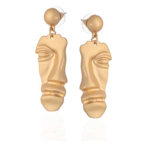 Серьги Lattrice 221155468 золотистые в Магия Золота