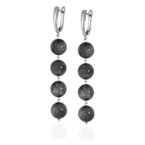 Серьги Lattrice 54666117 серые в Магия Золота