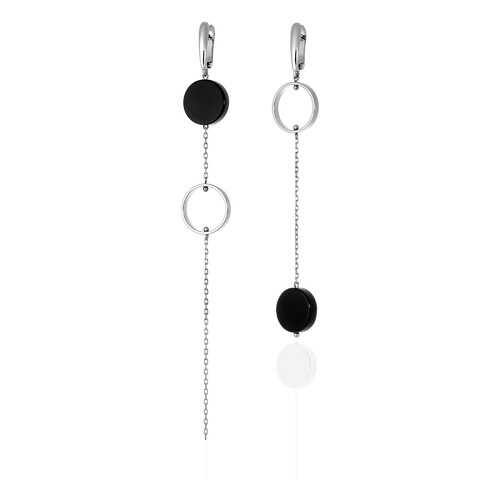 Серьги Lattrice 54666182 черные в Магия Золота