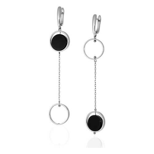 Серьги Lattrice 54666183 черные в Магия Золота