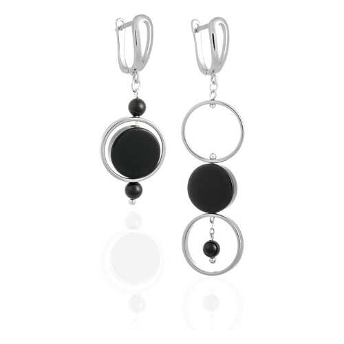 Серьги Lattrice, вставка оникс, артикул 54655582 в Магия Золота
