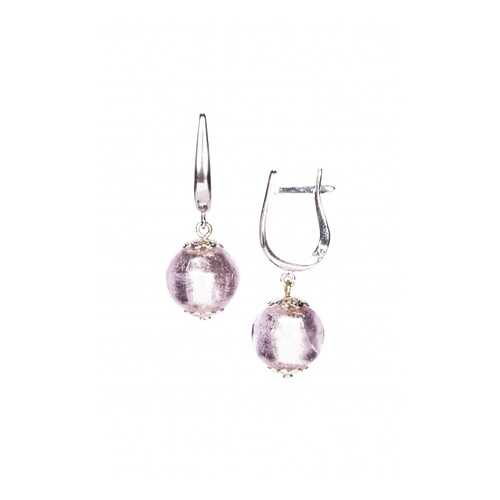 Серьги Perla Grande Argento 09040703 розовые в Магия Золота