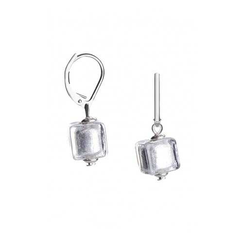 Серьги Perla Piccolo Cubo 09030266 серебристые в Магия Золота