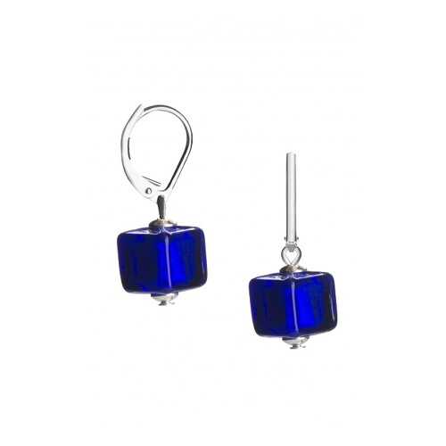 Серьги Perla Piccolo Cubo 09030266 синие в Магия Золота
