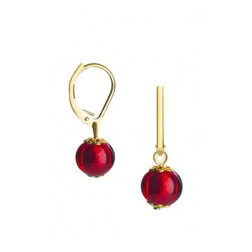 Серьги Perla Piccolo Oro 09030604 красные в Магия Золота