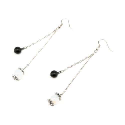 Серьги женские Cotton Club DM Н/Л ДОМИНОМАЛЦГИРСРГР коричневые в Магия Золота