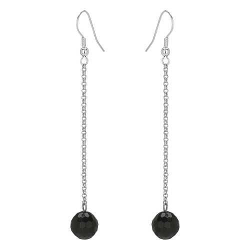 Серьги женские My-bijou 303-1611 черные в Магия Золота