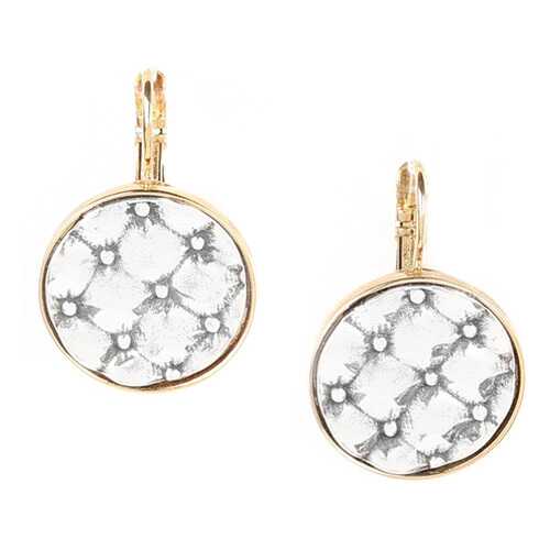 Серьги женские ORI TAO OT-12-29082 серебристые/золотистые в Магия Золота